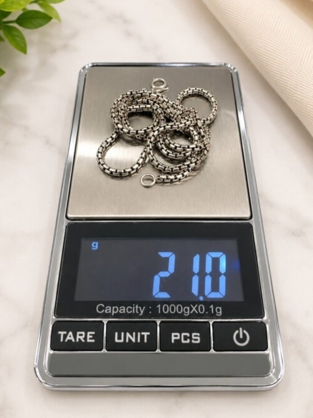 David Yurman Box Chain Necklace